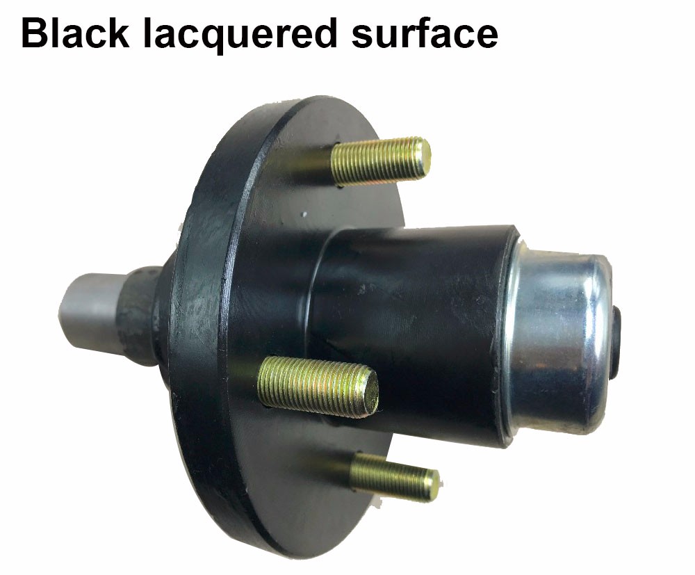 4/5 Bolts Solid Square/Round Half Axle with Hub Bolts Your Trailer's Ultimate Partner