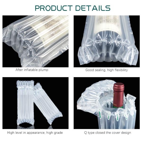 Wine Bottle Inflatable Air Column Bag PE PA Material Durable