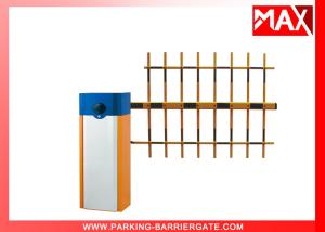 China Car Park Access Barriers 6 second With Three Fence Boom Length 6M wholesale