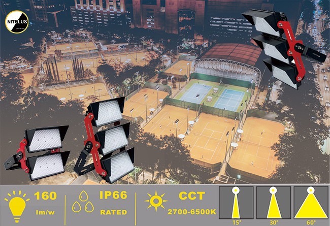 400W Airport High Output LED Flood Lights UL DLC