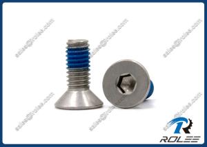 China DIN7991 Flat Head Hex Drive Nylon Self-locking Screw, Stainless 18-8/304/316 wholesale
