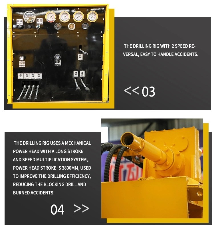 Truck Mounted Borehole Drilling Machine With 30T Winch Lifting Force