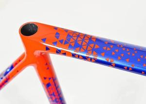 China Vivid Patterns Cool Cycling Stickers , Road Bike Frame Decals Water Resistance wholesale