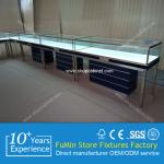 wooden jewelry display showcase/store jewelry stand