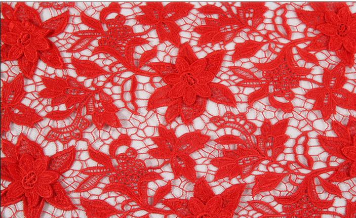 2018 Summer Newest Style chemical Embroidery Fabric 140cm wide for wedding dress