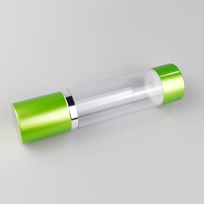 ODM 15g 30g 50g Airless Pump Bottles Transparent Essential Oil Bottle