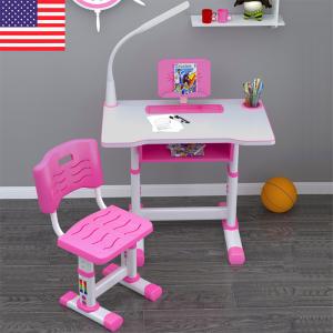 China Childrens Table And Chair Pink Modern Simple 15kg wholesale