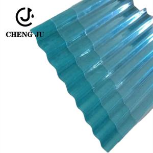 China Weatherproof Clear Corrugated Fiberglass Roofing Panels Lightweight Roof Sheet wholesale