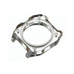 Anti Impact 36mm Dia Sapphire Crystal Watch Case Fixed By Screws