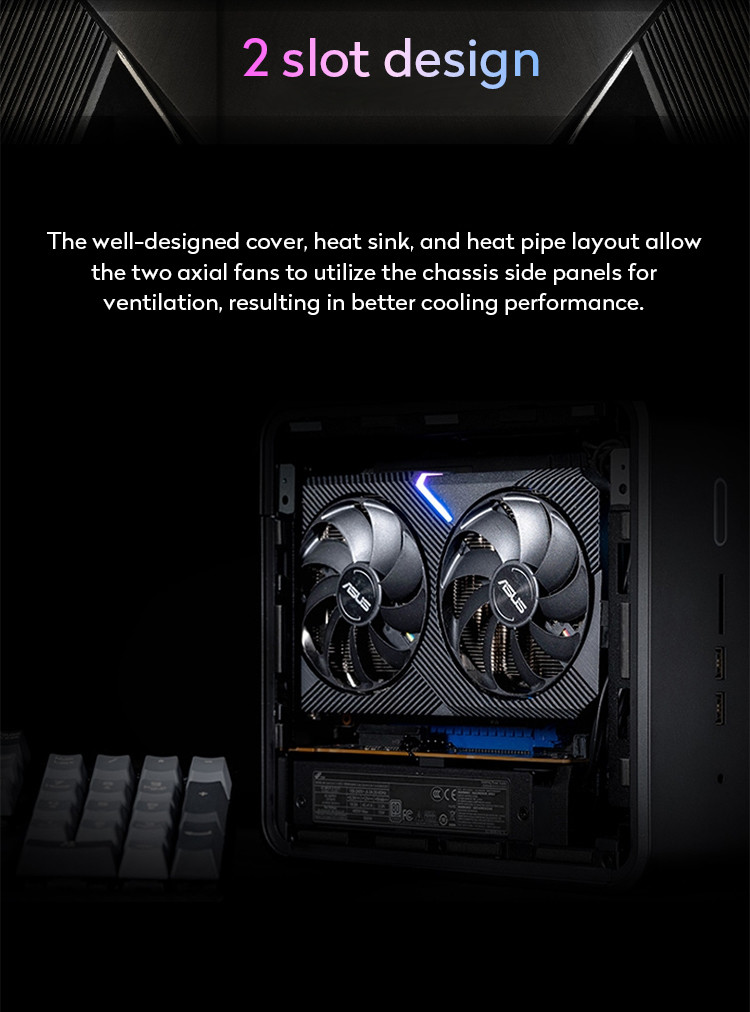 Professional Computer Graphics Card ASUS GeForce RTX 3050 O8G Gaming Game Design