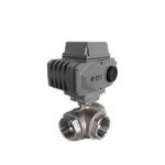 Stainless Steel Fixed Ball Valve 2 Way 3PC Ss Mini Electric Ball Valve