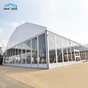 China 35m Wide Huge Polygon Tent Aluminum Frame Structure PVC Fabric wholesale