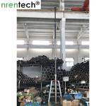9m height pneumatic telescopic mast for lighting tower 4x1000 Metal Halide Lamps