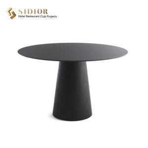 China Multifunctional Small Round Plywood Dining Table Simple Style 75cm Height wholesale