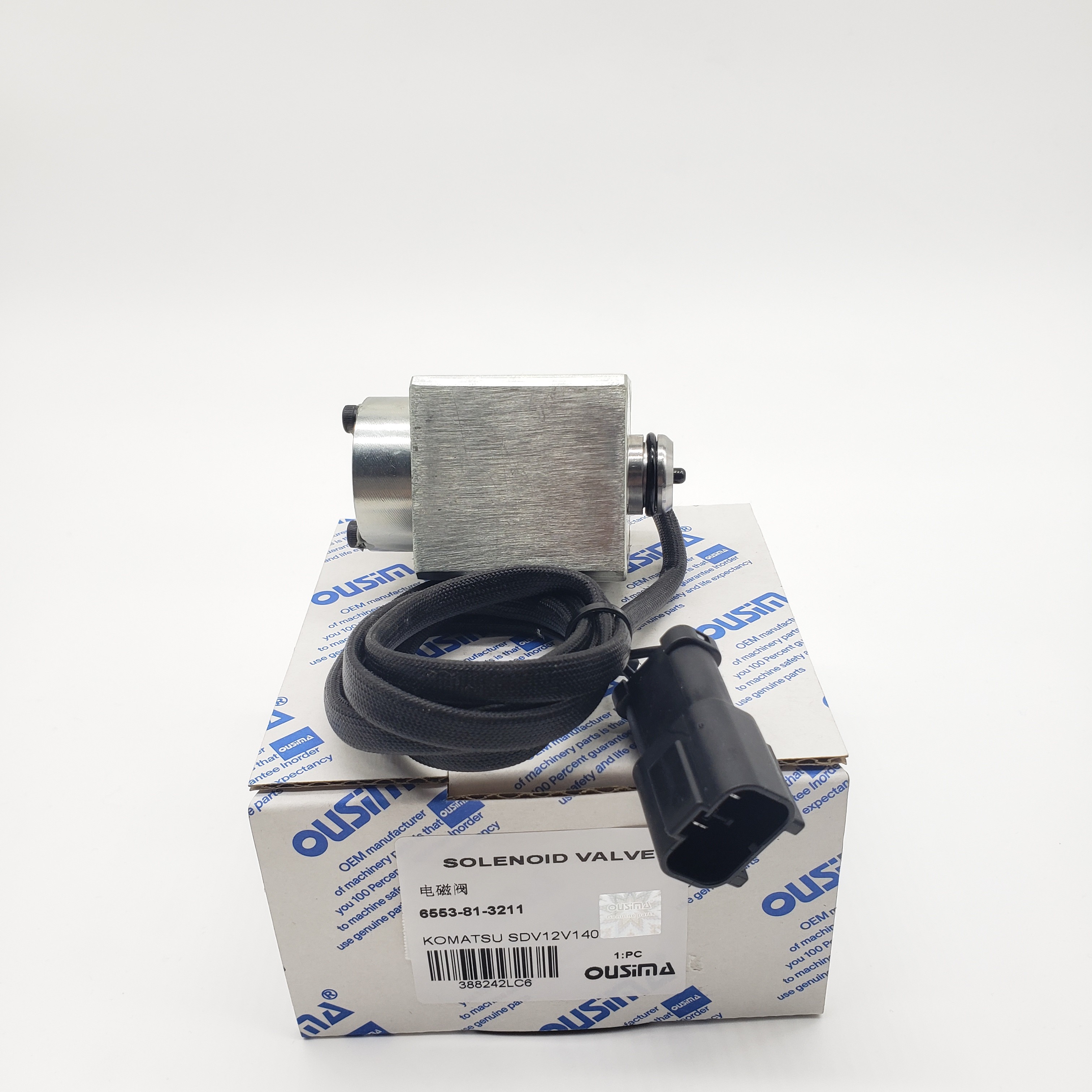 Solenoid Valve 6553-81-3211 for KOMATSU SDV12V140