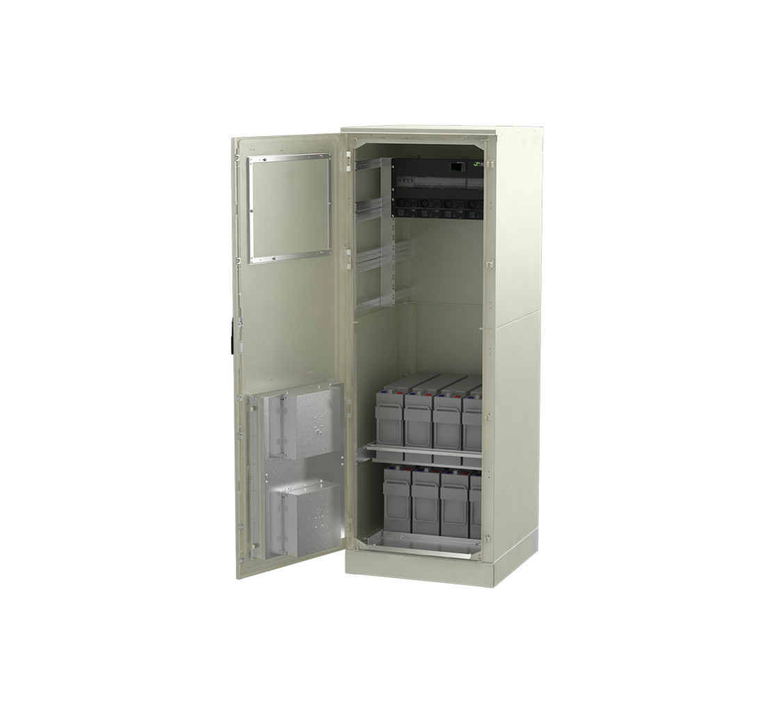 Railway Station 21KW 48Vdc BTS Outdoor Telecom Cabinets OEM ODM