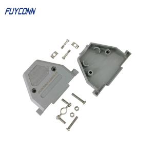 China 180 Degree Straight Plastic D Sub Hood For 37 Pin DB Connector wholesale