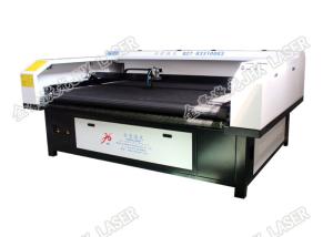 China Large Format Vision Laser Cutting Machine For Tackle Twill Logos Stable Performance wholesale