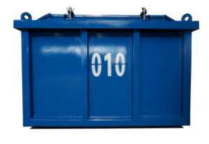 China Offshore Platform 1100kg 1500kg Mud Skip Waste Management wholesale
