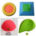 NO Inflatable Indoor Outdoor Rock Climbing Walls With Climbing Holds