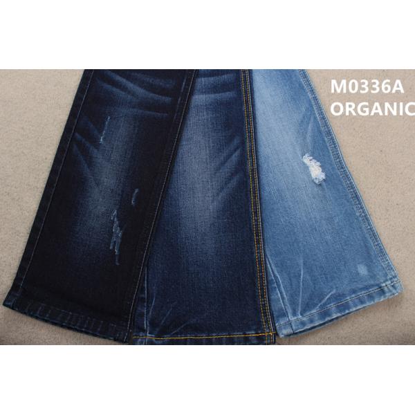 10.6oz 359gsm Eco Friendly Organic Cotton Broken Twill Denim Fabric