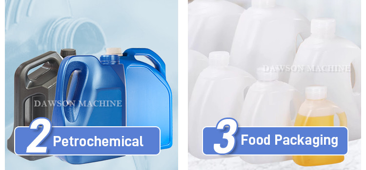 High Productivity Extrusion Moulding Machine For 2-5L Laundry Detergent Bottle HDPE LDPE PP
