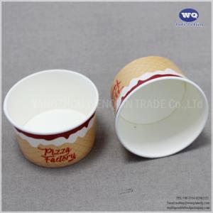 China Custom LOGO 8oz Ice Cream Disposable Wood Pulp Paper Cups-Insulated Paper Hot Cups- Frozen Yogurt Container,Jelly Cup wholesale