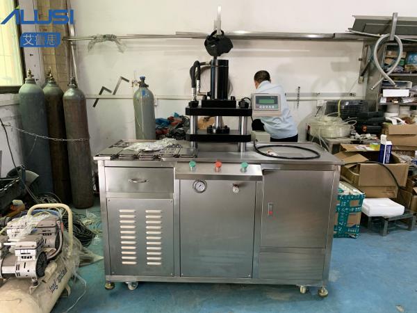380V 50Hz Powder Equipments Semi Automatic Eyeshadow Pressed Powder Cosmetic