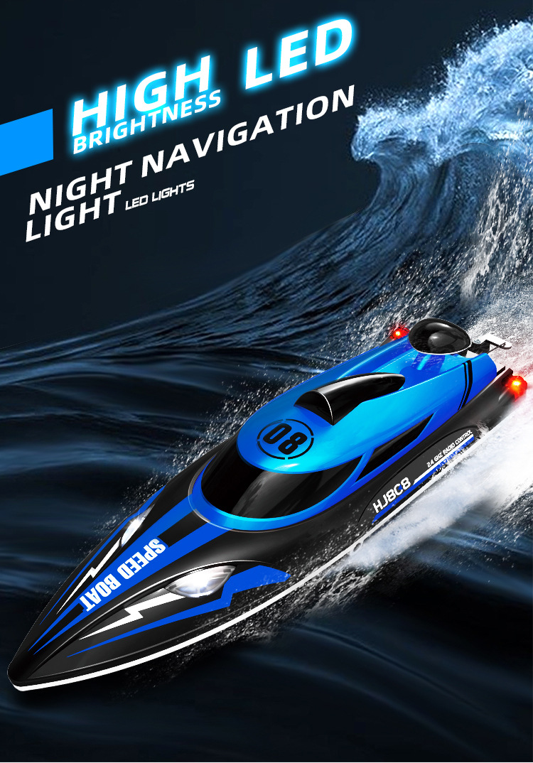 State of Assembly Ready-to-Go Remote Control Speed Speedboat for Children's Toys 2.4g
