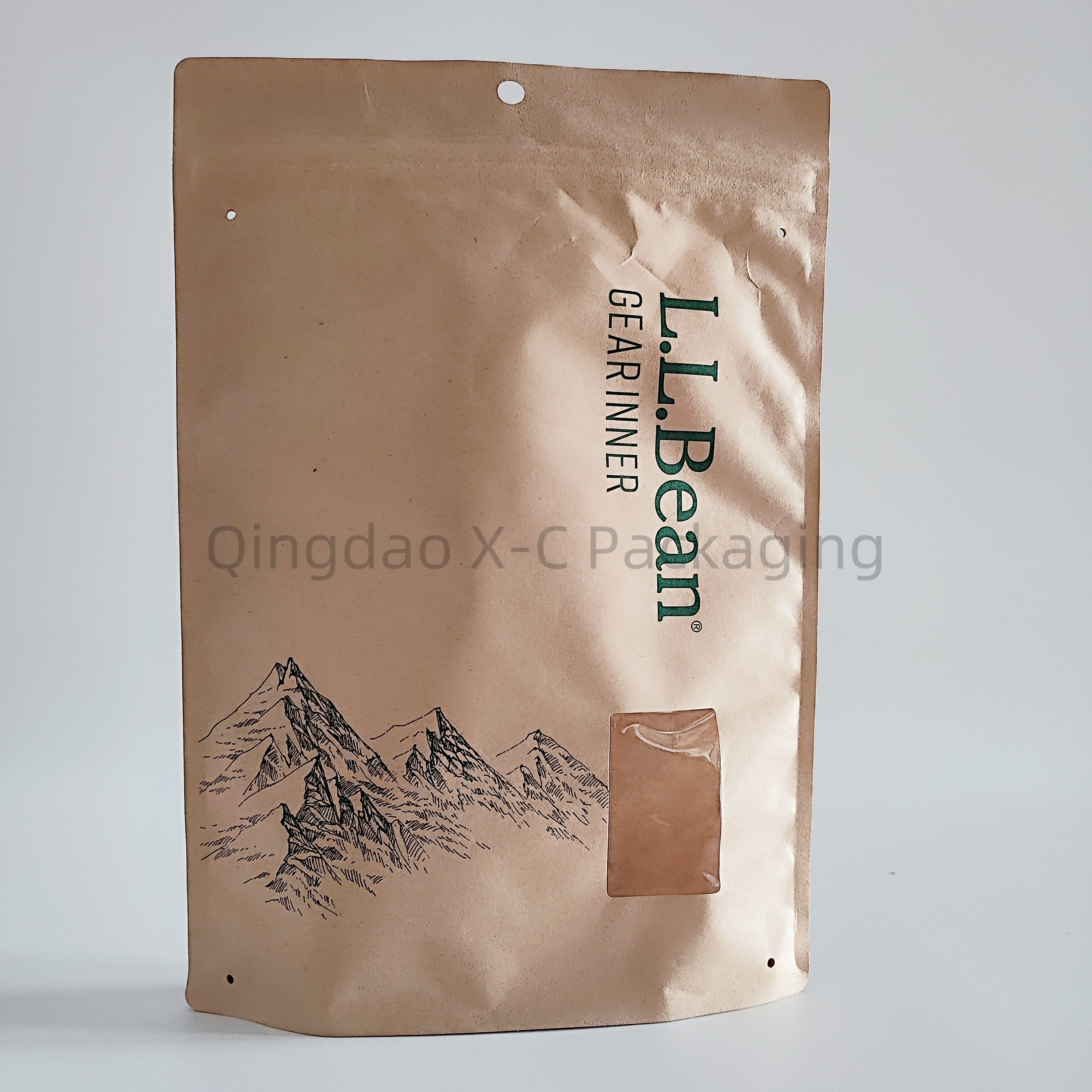 Flexible Soft Kraft Paper Bag Aluminum Foil for Grocery Popsicle Potato Chip Snack