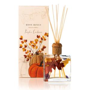 China Essential Oil Wood Lid Glass Bottle Reed Diffuser Gift Set For Decoration wholesale