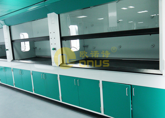 Chemical Laboratory Fume Hood , 1200 * 900 * 32mm Epoxy Resin Worktop