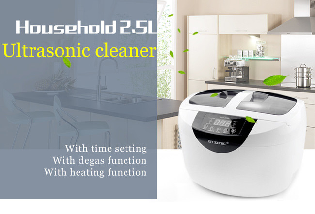 2.5 Liter Home Ultrasonic Cleaner Digital Ultrasonic Parts Cleaner For Jewelry / Watch