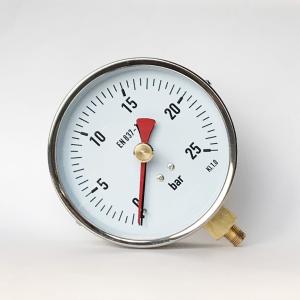China 25 Bar 100mm Stainless Steel Pressure Gauge wholesale
