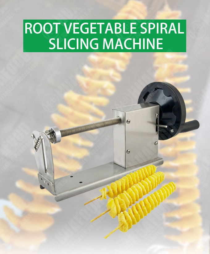 SS304 Veggie Potato Twister Tornado Slicer Potato Tornado Chips Machine