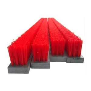 China PP PVC Plate Brush Straight Nylon Strip Brush wholesale
