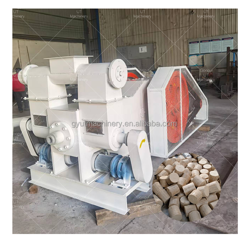 Round Stick Shape Wood Sawdust Mechanical Stamping Machine for Biomass Briquettes