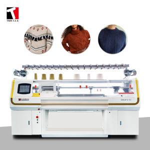 China 12G Jacquard Sweater Flat Knitting Machine With Three System wholesale