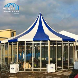 China Colorful Glass Circus High Peak Tent Temporary Structure For Trade Events wholesale