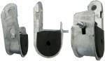 Galvanized Steel J Hook Suspension Clamp Fiber Optic Cable Fittings