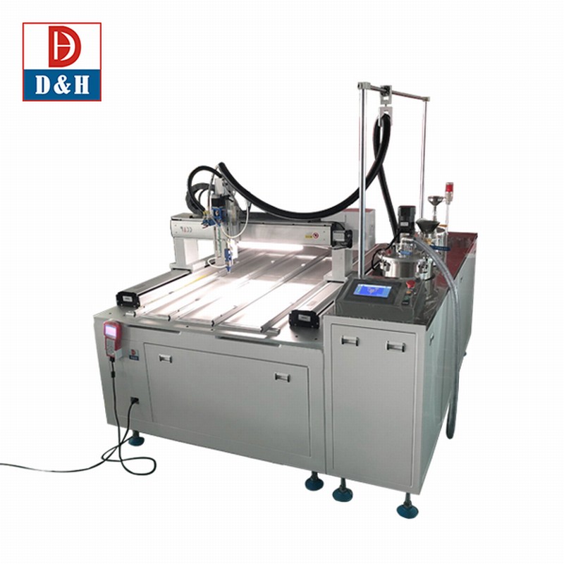 Electric Driven Auto 2 Component Epoxy Potting Machine With Degassing Function