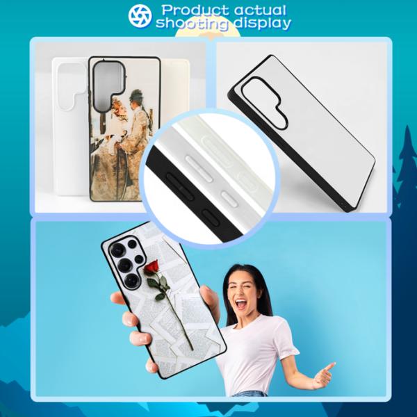 Customizable 2D TPU Glass Sublimation Blank Phone Case Protector For Galaxy S25 Mobile Phone Cover
