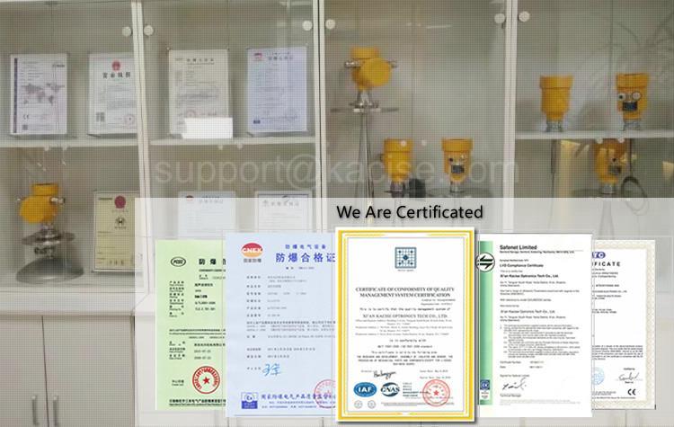 LCD Display Vortex Flow Meter Wear Resistance With 4 - 20mA Output