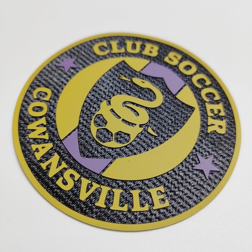 Club 3D Silicone TATAMI Patches Custom Logo Heat Transfer Patches