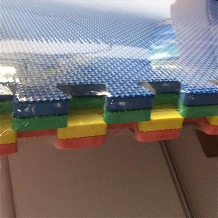 Plain interlocking EVA soft foam exercise floor mats