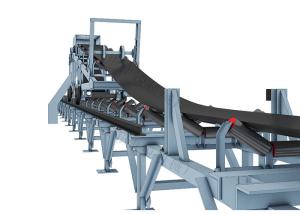 China 800mm Unloading 2.2kw Device Conveyor Belt Machine wholesale