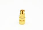 Brass RF Coaxial Cable Connectors SMPM Straight Female Socket Solder