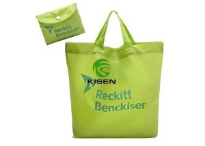 China Polyester Foldable Reusable Shopping Bags , Durable Over The Shoulder Travel Bag wholesale