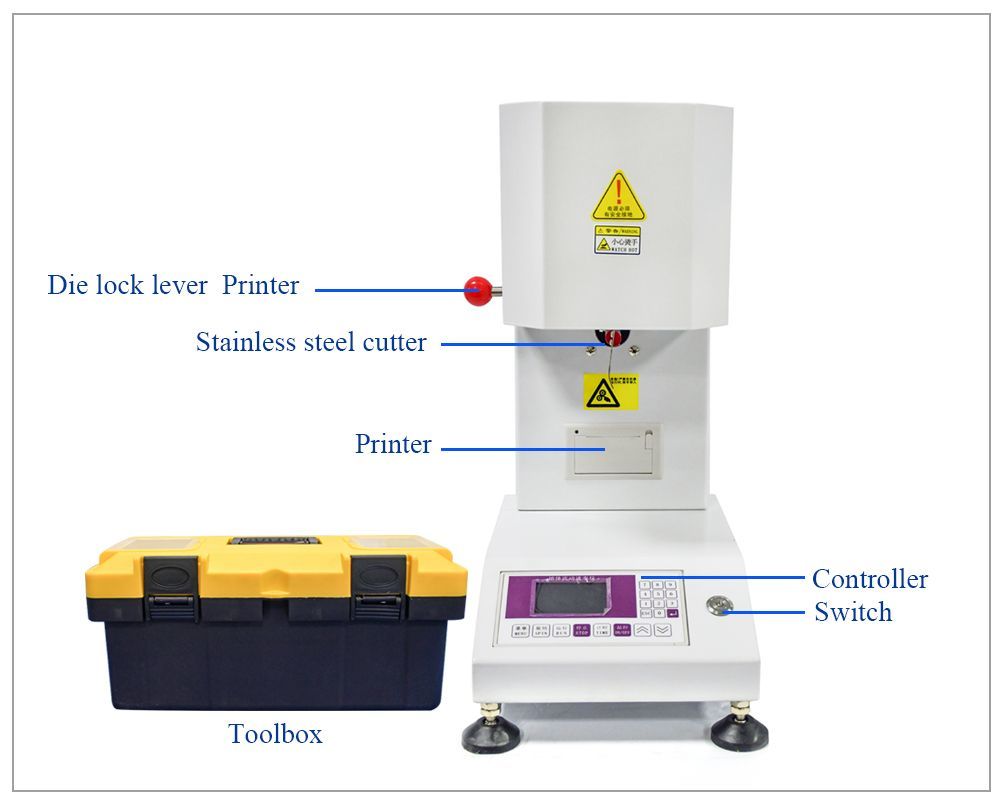 New Design Factory Supply Plastic Melt Flow Index Tester Extrusion Plastometers