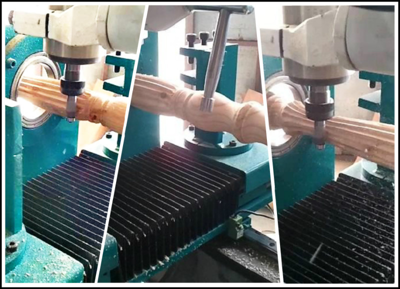 Dia10mm Cnc Woodworking Lathe Machine L20mm 315K Model